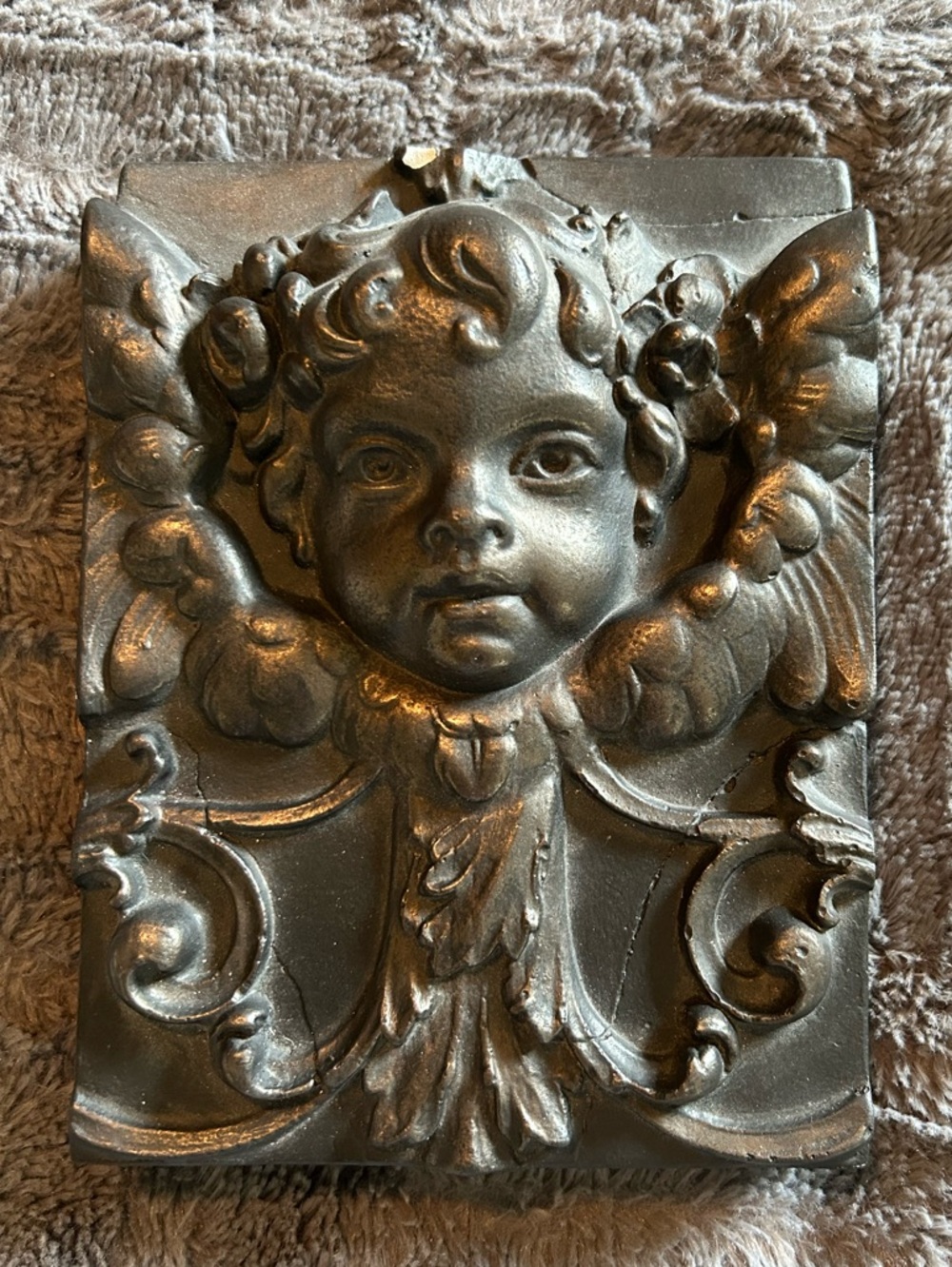 Sid Dickens Gallery 2023 Angel Tile/Memory Tile in Metallic Bronze